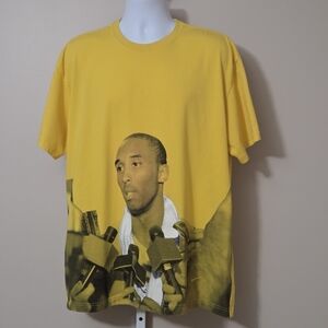 Nike Dri-Fit Kobe Bryant Interview Yellow T-shirt Men's Size XL